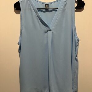 Sleeveless Blue Top